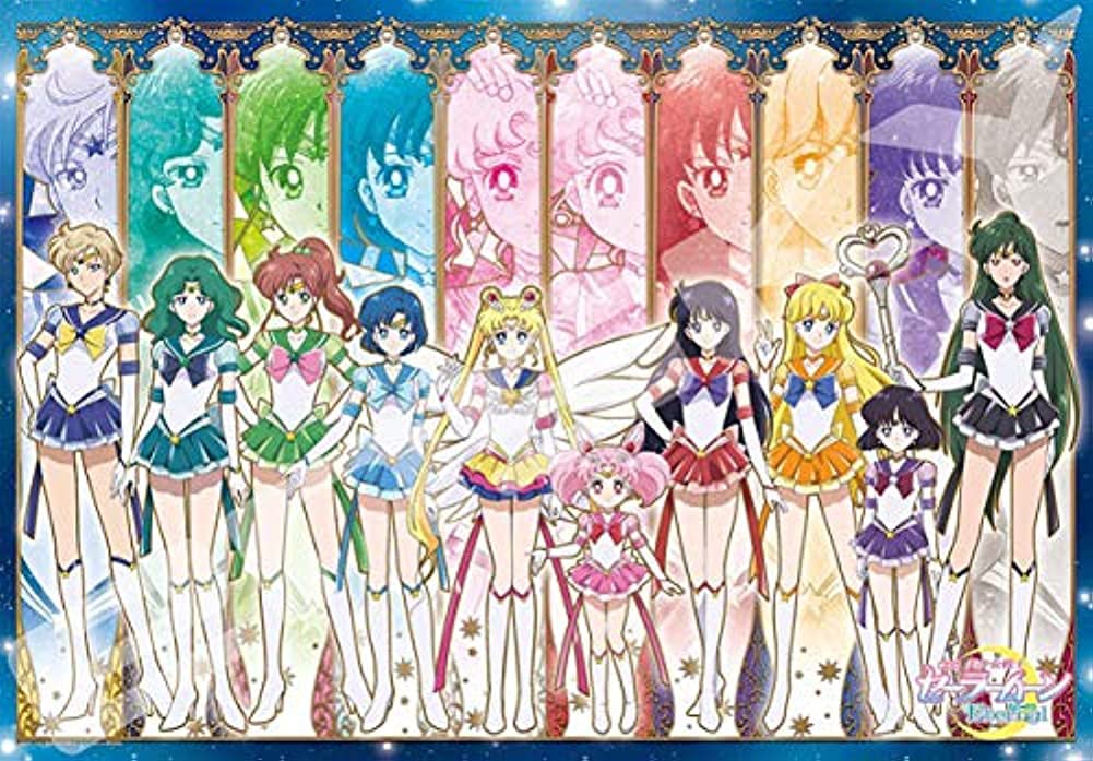 

ENSKY 1000-Piece Jigsaw Puzzle Sailor Moon Eternal The Movie: 10 Eternal Sailor Warriors 1000T-162