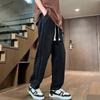 Spring and autumn men's retro trendy brand loose straight jeans wide-leg casual American tooling trousers