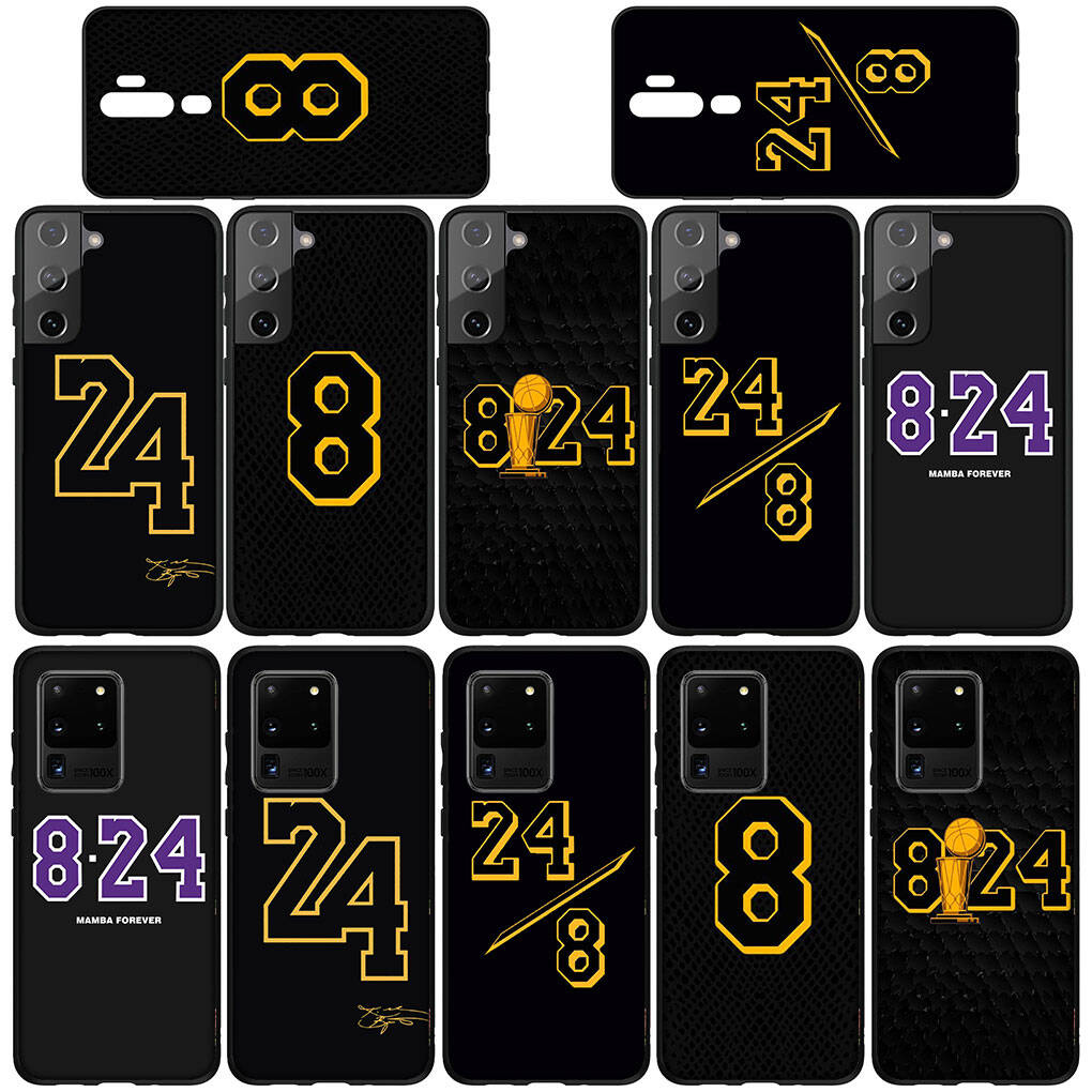 Phone Case for Samsung Galaxy S25 S23 S22 S24 Ultra FE Plus A05 A06 A15 A16 A36 A37 A35 A54 A55 A56 A57 A25 A53 Basketball Sports No 24 No24 8 Cover