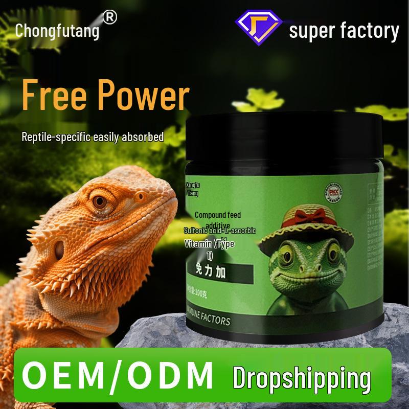 Lizard Calcium Powder: Reptile Nutritional Supplement for Geckos, Bearded Dragons, Blue Tongues, and Chameleons.