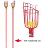 Deep Basket Fruit Picker Head Convenient Fruit Picker Catcher Apple Peach Picking Farm Garden Picking Device Garden Tools