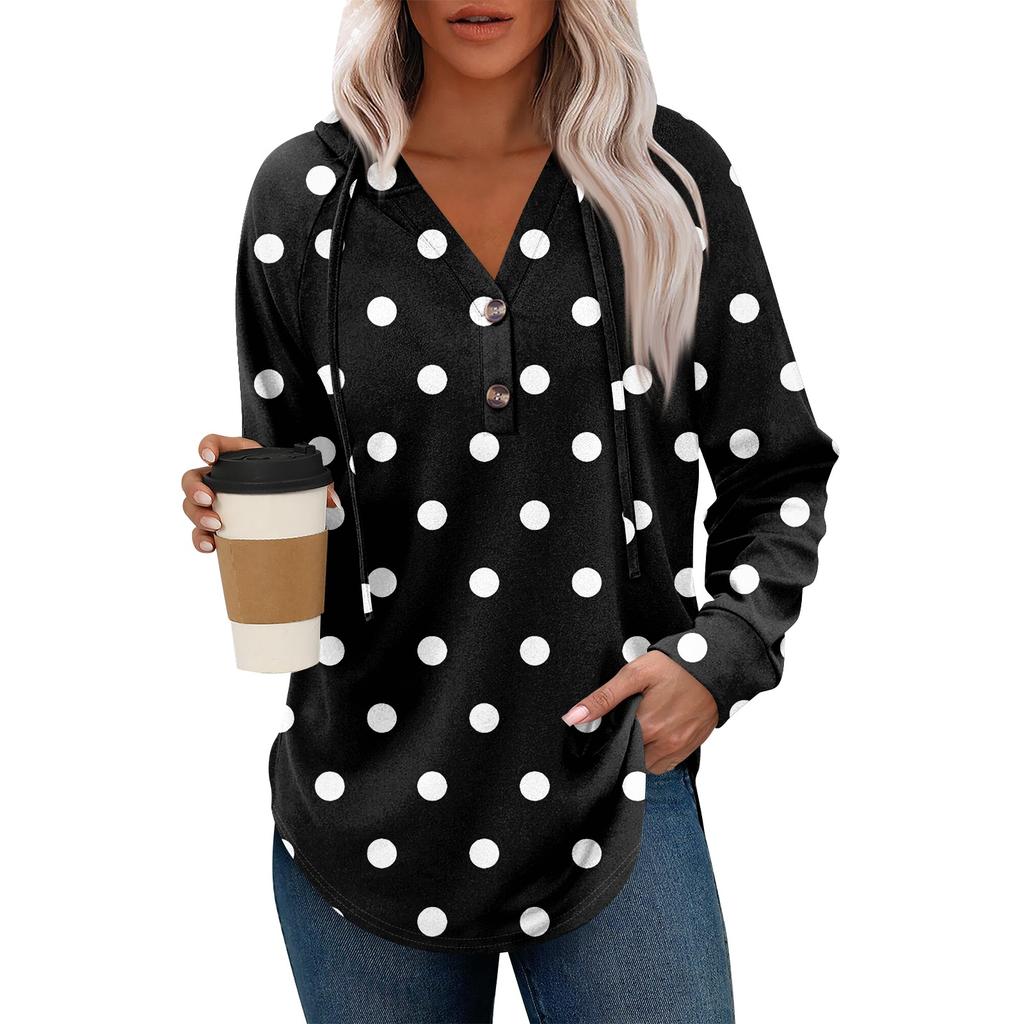 Women's Fashion Women's Lightweight Long Sleeve Pullover With Pockets Preppy Graphic Hoodie