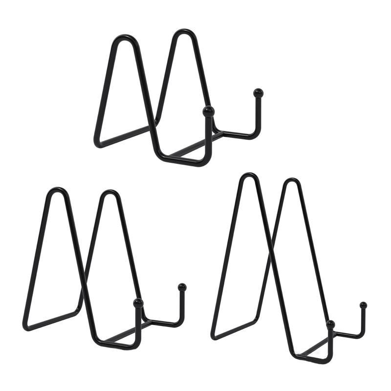 Plate Stands for Display Iron Easel Display Stand Holder Metal Frame for Picture
