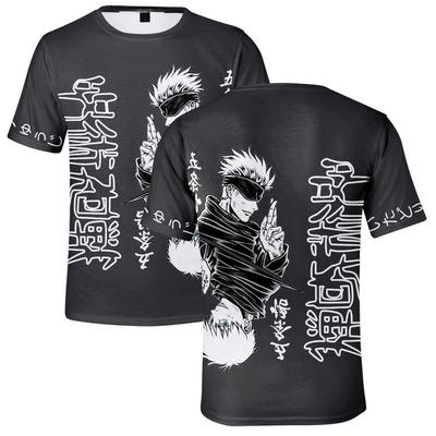 Jujutsu Kaisen Anime Tshirt Hip Hop Men Women Cartoon Print Top Tees Harajuku Tshirts Fashion Summer T-shirt