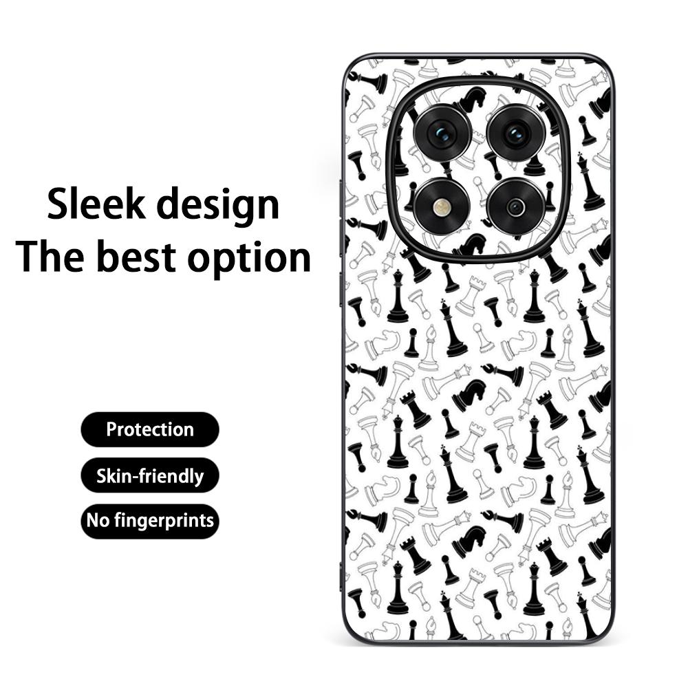 Stylish Chess retro simple design Phone Case For Redmi Note 14 13 12 11 Pro Plus S 5G 14C A3 Soft Black Phone Cover