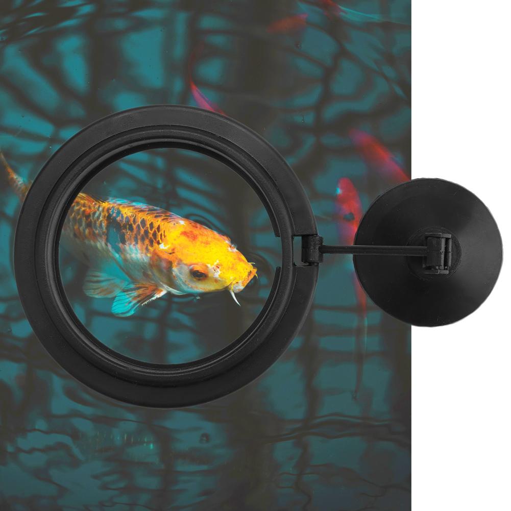 1Pc Fish Feeding Ring Feeder Aquarium Fish Tank Floating Food Circle(Round)