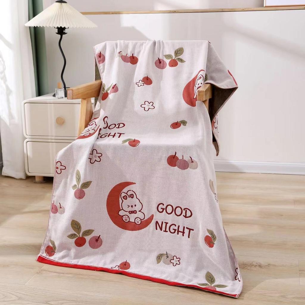 Country Flowers Adult Bath Towel Soft Large Size Cotton Gauze Beach Towel Jacquard Swimming Pool Bath Wrap Quick-Dry