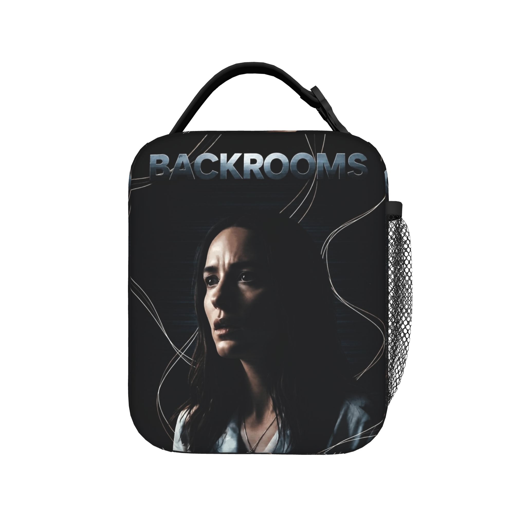 Backrooms Horror Movie 2026 Insulated Lunch Bags for Men Women Food Container Bags Reusable Cooler Thermal Lunch Boxes One Size