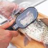 Kitchen Tools Fish Scale Scraper Fishing Scale Brush Graters Remove Fish Peeler Cleaning Brush Seafood Portable Accessories