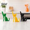 Dog Shaped Hook 3D Printed Dog/Cat Hook Compact Decorative Door Interactive Animal Pet Shape Hanger Ornament for Living Room Bedroom Bathroom