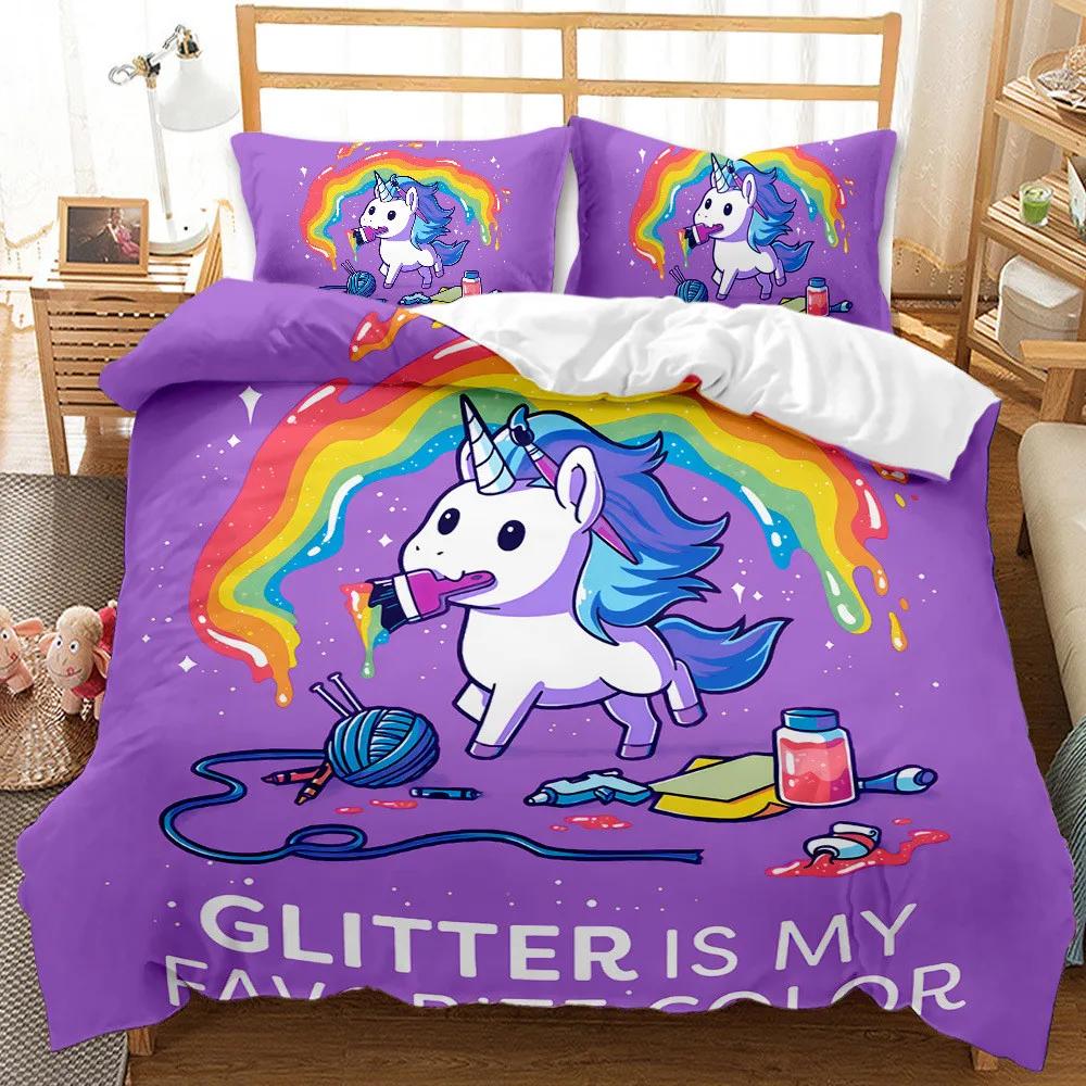 

Carton Beding Set Unicorns, Airplanes, Buterflies Bedclothes Bed Cover Sets Children Kids,twin Ful Quen Bedrom House De Couete 100*200cm Single