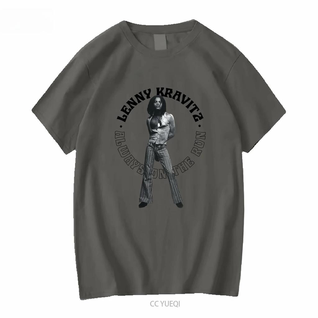 2026 Lenny Kravitz Plakat Koncertowy Nadruk Koszulka Najlepiej Sprzedająca się Unisex Oversize Casual Nowa Letnia Moda Uliczna Harajuku