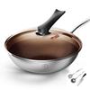 Kombach Elite Honeycomb 304 Stainless Steel Non-stick Wok
