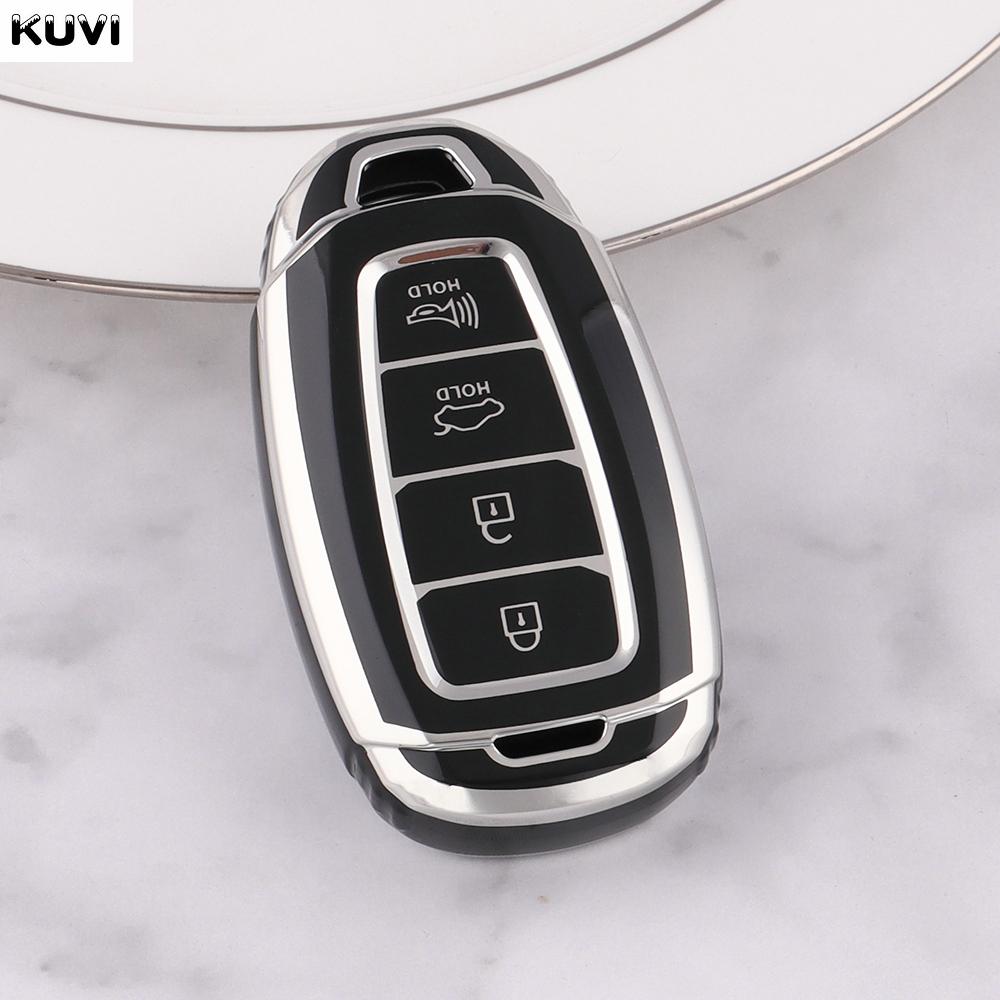 3 4 Buttons Tpu Car Key Cover Case Shell Fob For Hyundai I30 Ix35 Kona Encino Solaris Azera Grandeur Ig Accent Santa Fe Palisade