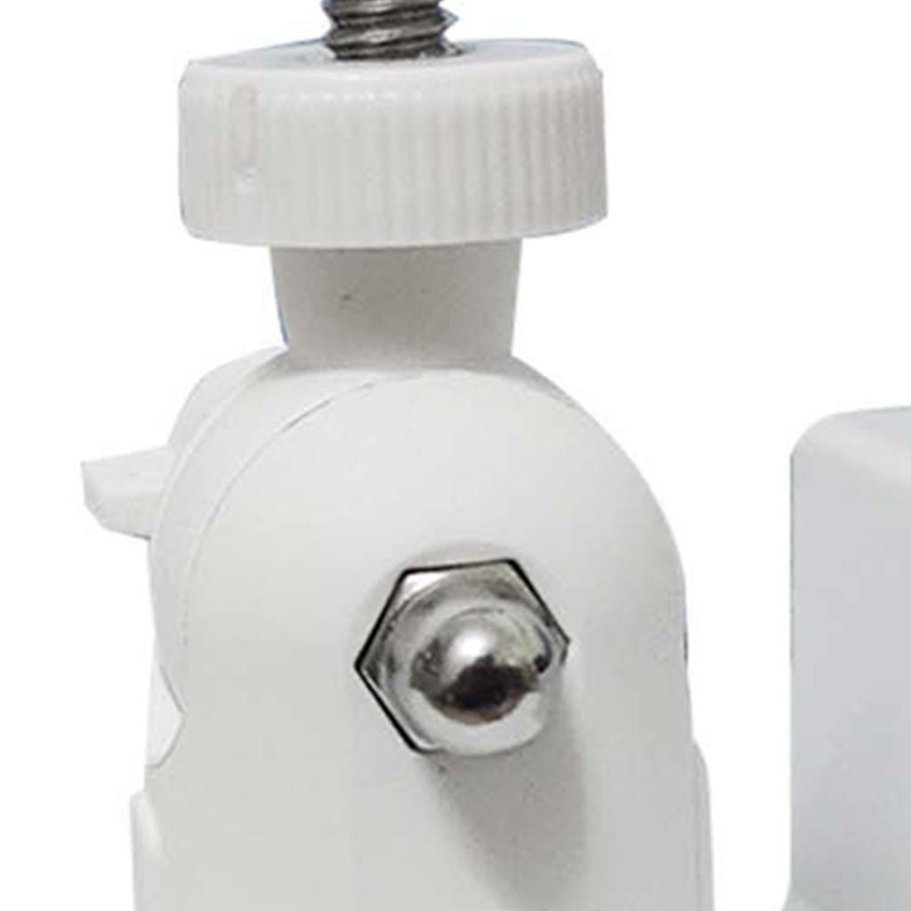 Takrännefäste för Mini-parabol Justerbart Vinkelparabol Takrännefäste med Adapter i Aluminiumlegering