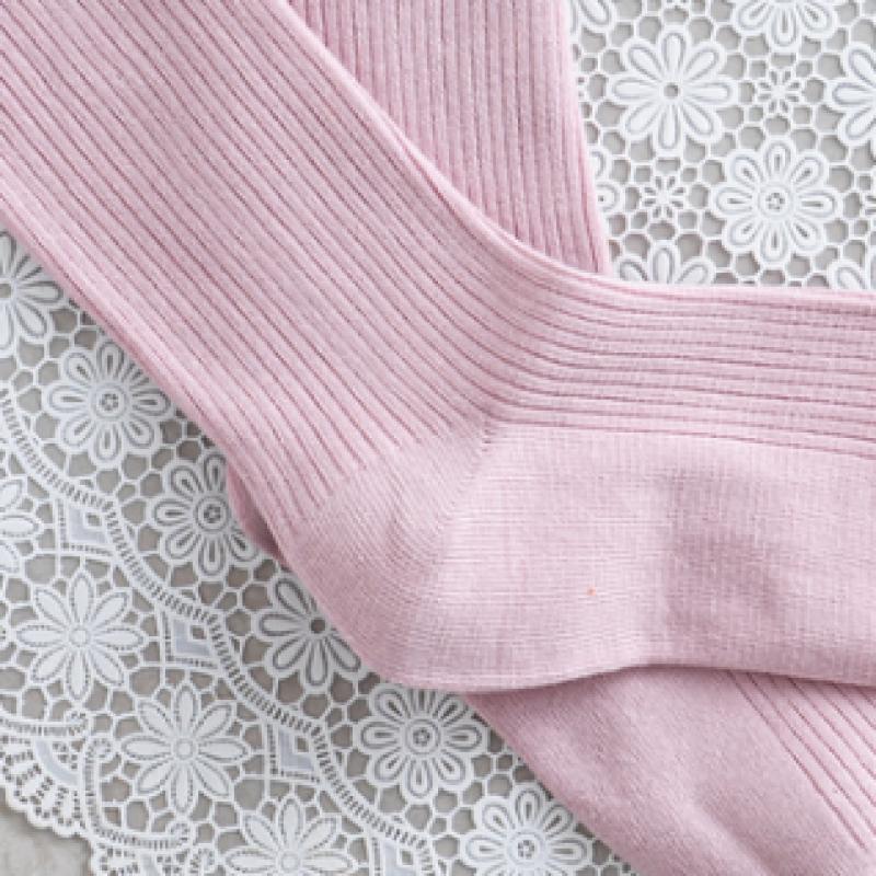 Monfoot Women S Ribbed Long Neck SockS Pink