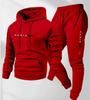 2025 Herren Logo-Print Kapuzenpullover & Jogginghosen Set