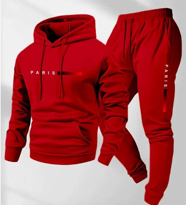 2025 Herren Logo-Print Kapuzenpullover & Jogginghosen Set