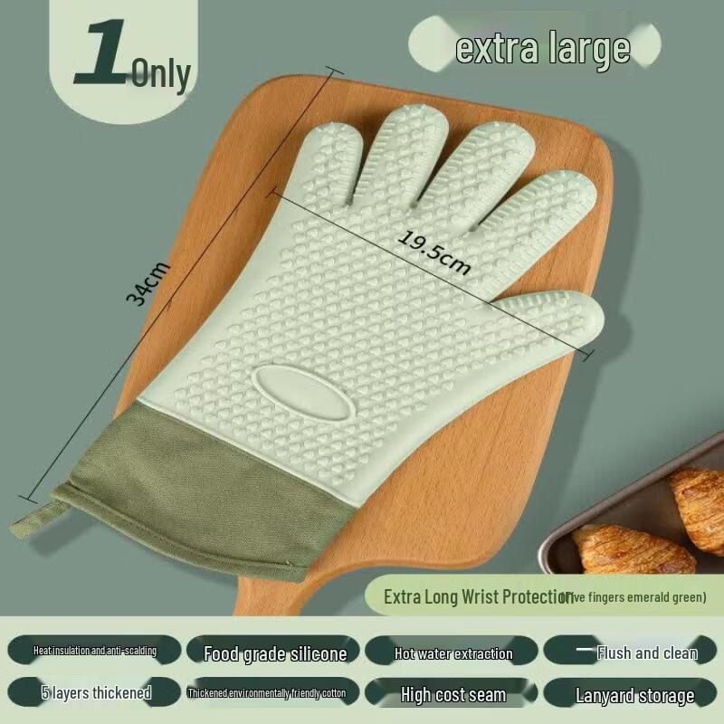 Silicone Heat Resistant Oven Mitt