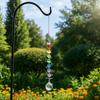 Creative 3D Crystal Rotate Sun Catcher Colorful Hangings Spinner Gazing Ball Decorative Rainbow Maker Home Decorations