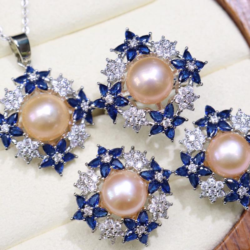 Autumn/Winter Pearl Set: Starry Sky Freshwater Pearls with Slight Imperfections, Strong Luster, Versatile & Fashionable Jewelry – Model 193