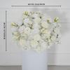 Uflower Rose Green Leaves Flower Ball Centerpieces Wedding Table Decor Luxurious Floral Arrangements for Stage Road Lead