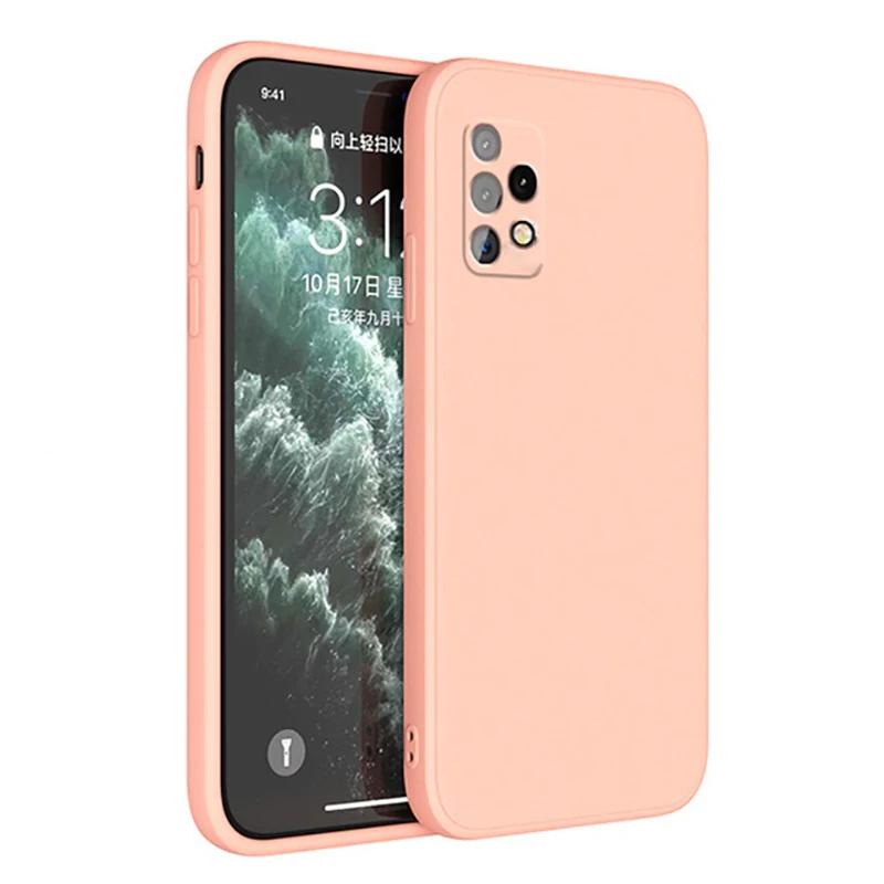 Luxury Liquid Silicone Phone Case For Samsung A13 A14 A15 A21S A25 A31 A32 A33 A34 A35 A36 A41 A42 A50 A51 A52 Back Cover