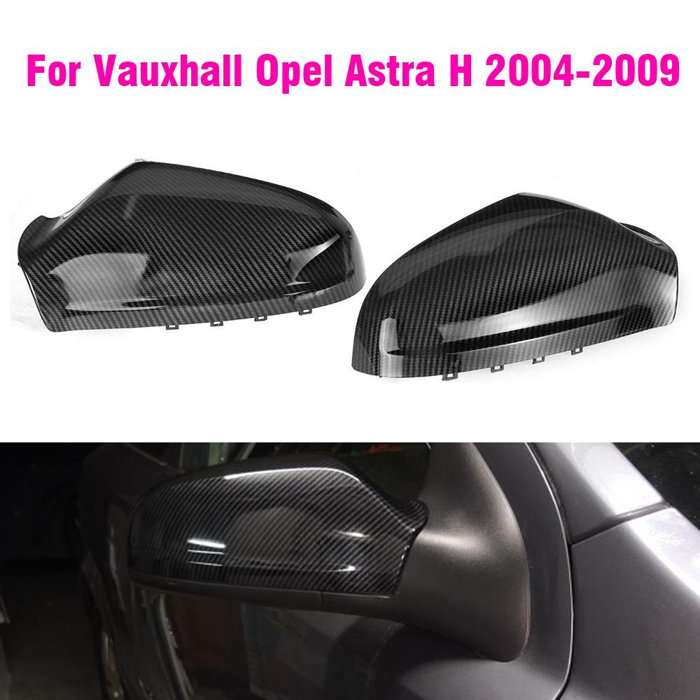 Car Side Door Rearview Mirror Cover Cap For Opel Vauxhall Astra H 2004 2005 2006 2007 2008 2009 Auto Parts styling