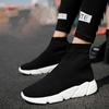 Spring Sneakers For Women Vulcanized Shoes Female Socks Shoes Trainers Women Slip-on Stretch Platform Shoes Black Sneaker Femme
