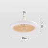 Lampă Ventilator de Tavan Nordic Lampă de Dormitor Modernă Simplă Lampă Ventilator de Tavan Invizibil pentru Sufragerie Lampă Ventilator All-in-one Cu Ventilator Pentru Dormitor