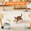 Running Cat Toy for Indoor Interactive Cat Toy Wheel Exerciser Cat Treadmill Remote Control Stimulation Hunting Bird Sound Toy
