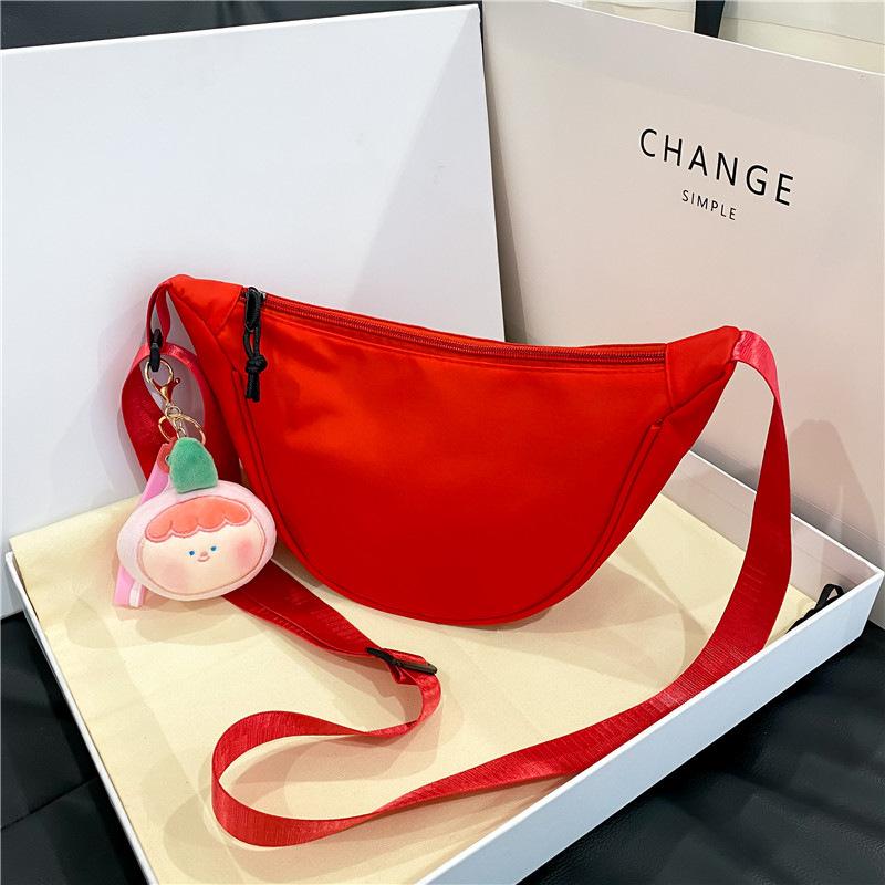 Weiche Umhängetasche aus Leder, mehrlagig, lässig, tragbar, große Kapazität, Umhängetasche für Damen, Geschenk-Knödeltasche