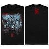 Slipknot "2023 World Tour · All Members Masks Collage" American Retro Heavyweight Short Sleeve T-Shirt
