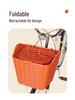 Universal Blue Front Bicycle Basket for Permanent Storage