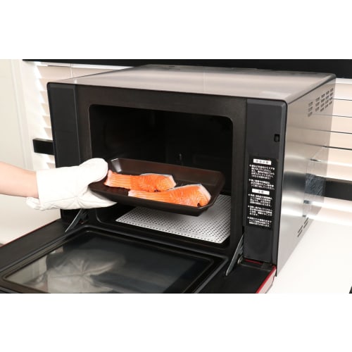 Ishigaki Delish Life Microwave Grilling Ceramic Plate for Meat and Fish, Rectangular, 25 X 11 Cm, Product Number: 4557