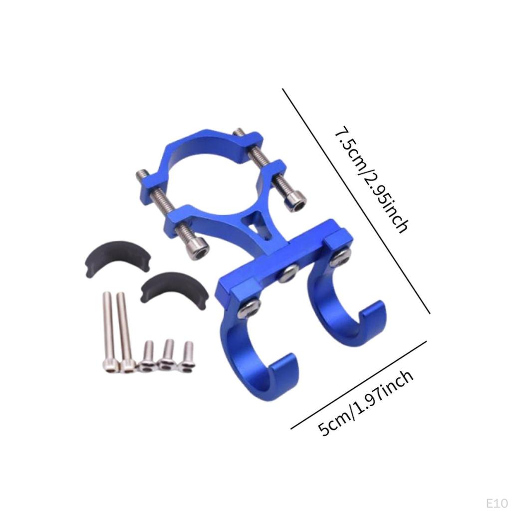 Bike Motorcycle Bag Hanger with Double Hooks Adjustable Sturdy Compact for 18-35mm Handlebar