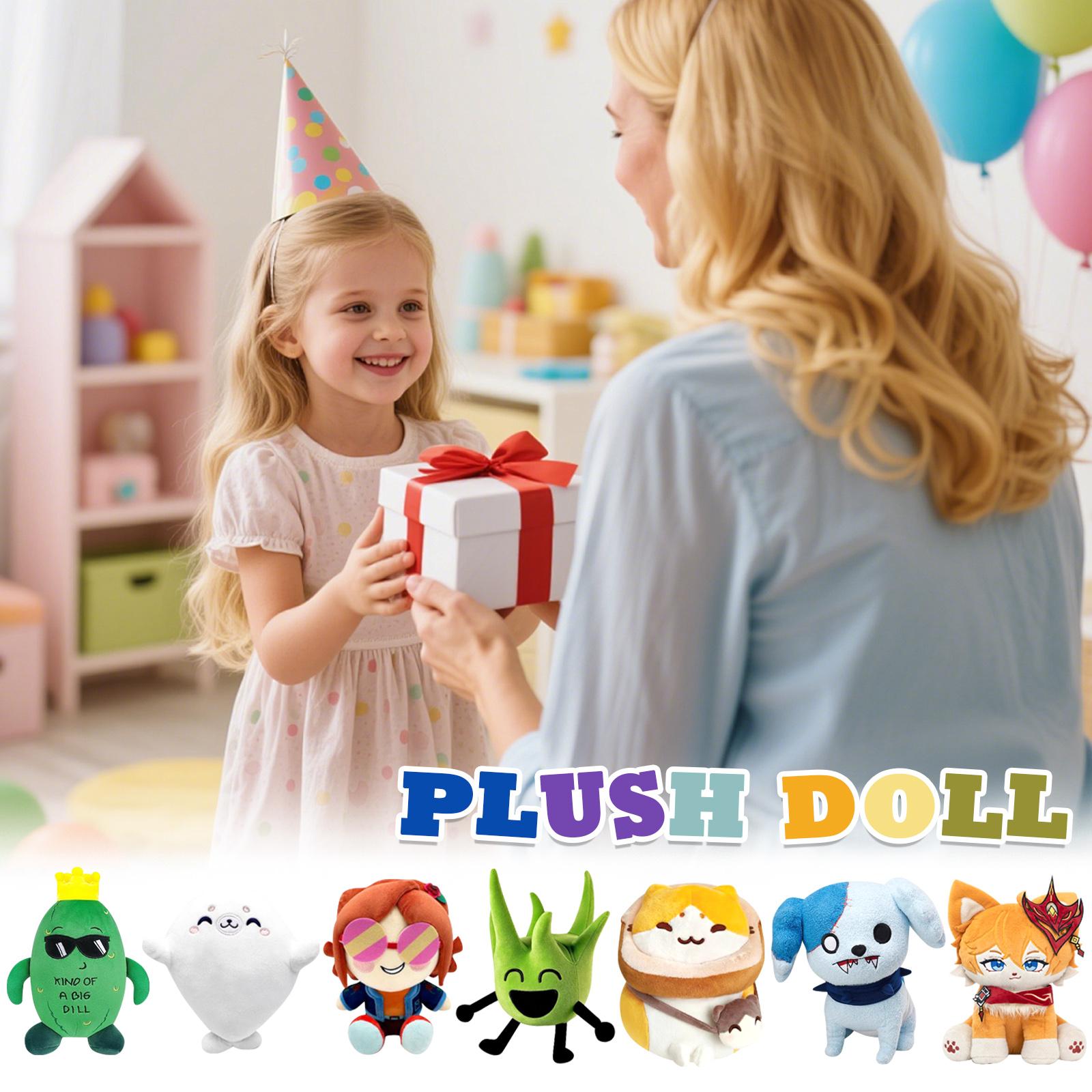 

Плюшевая кукла, Игрушка в подарок, Мультфильм, Детская тряпичная кукла, Детская подарочная подушка(Нет стандарта) One Size