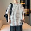 Short-sleeved T-shirt Tops Half-sleeve Round Neck Half-sleeved T-shirt