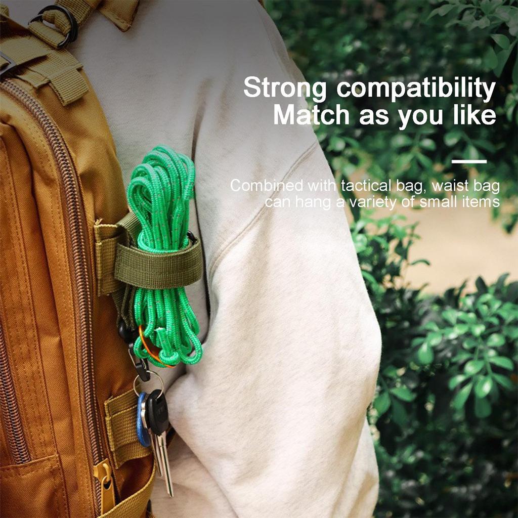1Pcs Glove Holder For Duty Belt Glove Clips For Work Glove Strap Keeper Tacticals Gloves Climbing Rope Storage Buckle Nylon