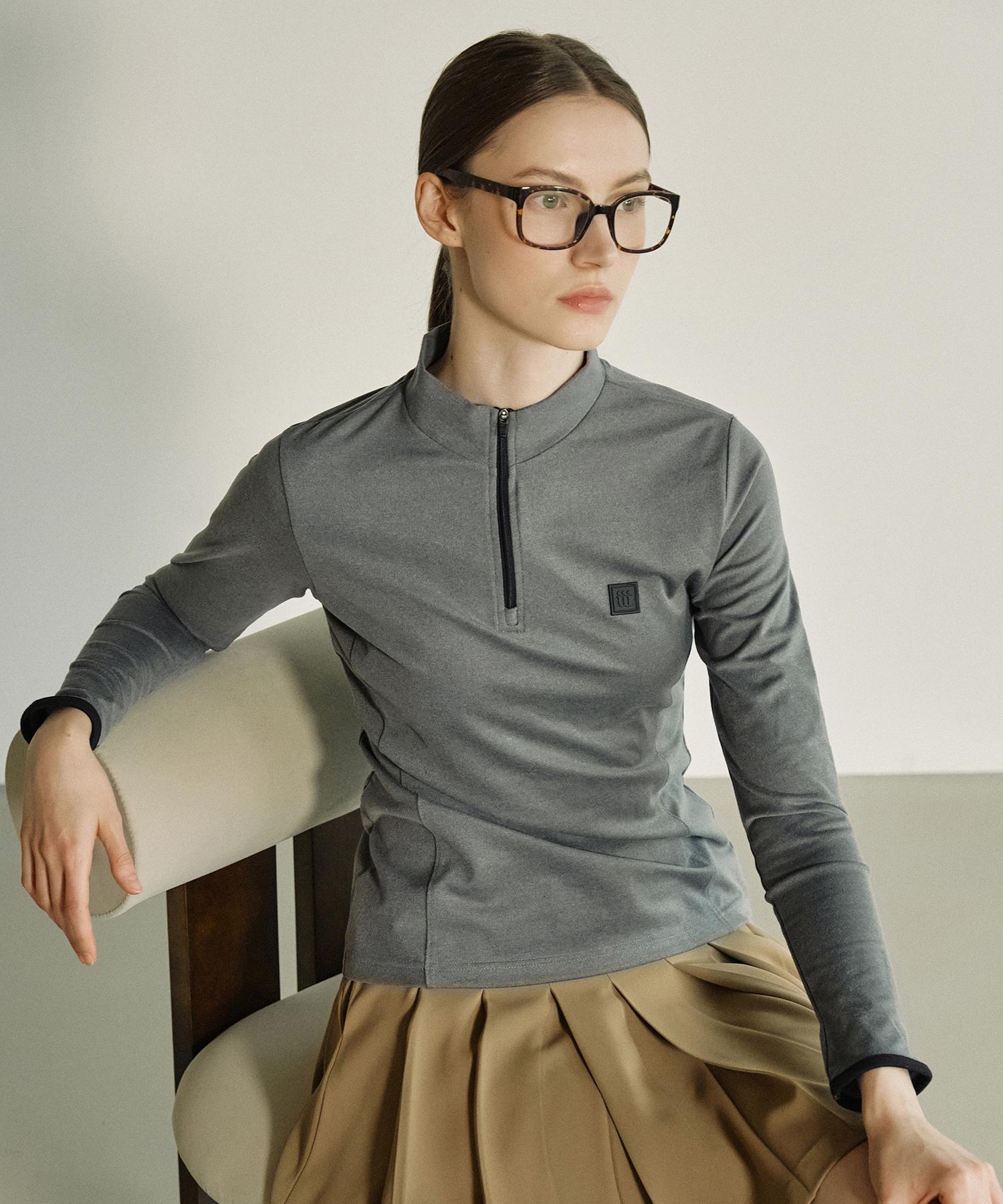 Marje Midlayer с полумолнией Серый S