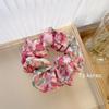 Sweet Women Floral Hair Ties Scrunchies Girls Flower Hair Rope Summer Ponytail Holder Rubber Band Hair Accessories