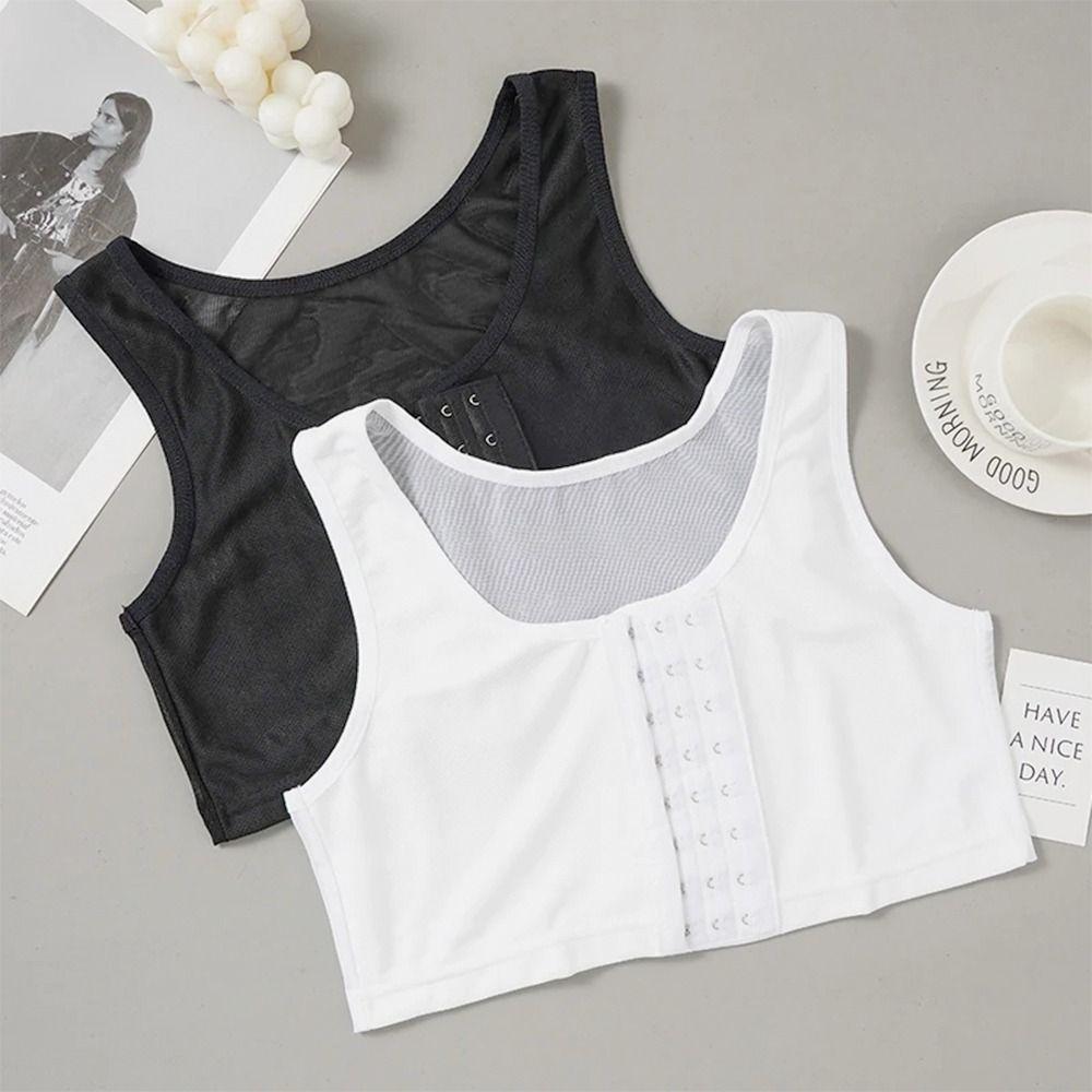 1Pcs Lesbian Tomboy Chest Shaper Flat Vest Breast Breast Binder Durable Tank Top Corset