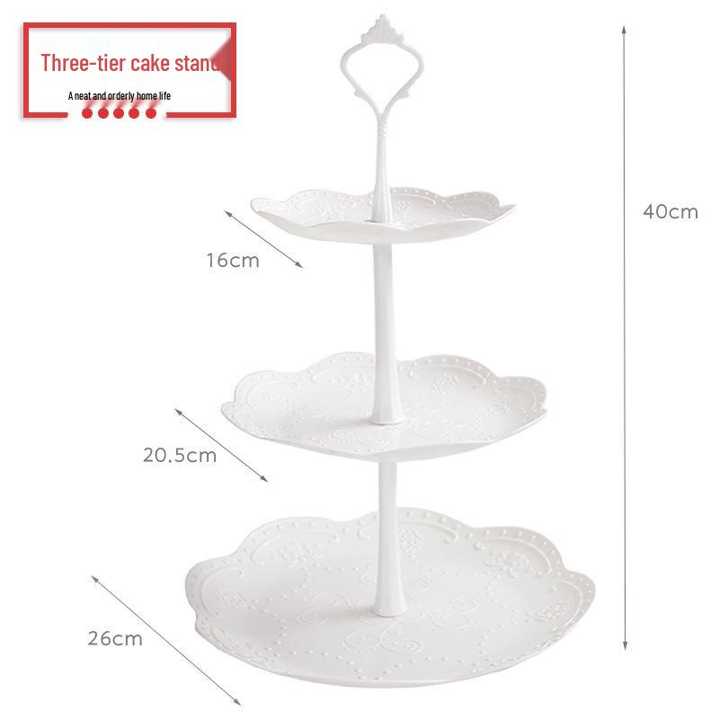 

Трехъярусная фруктовница и десертная подставка для вечеринок и чаепитий