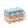 European Style Cotton Kitchen Towel Set: Quick-drying, Striped Tea Towels, Rectangular Tablecloth with Tassels.