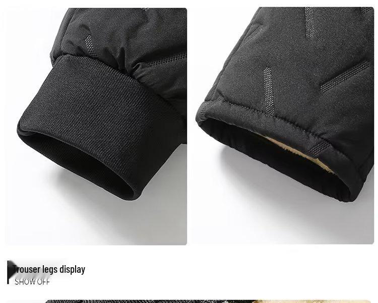 Herren Winter Lammfellhose: Warm, locker sitzend mit Samtfutter und in großen Größen erhältlich.