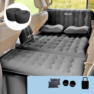 Cestovná posteľ Air Matrac Auto Nafukovacia posteľ Skladacia Dvojlôžková posteľ Vzduchový vankúš Posteľ Zadné sedadlo Vankúš Pohovka Spacia posteľ Vonkajšie