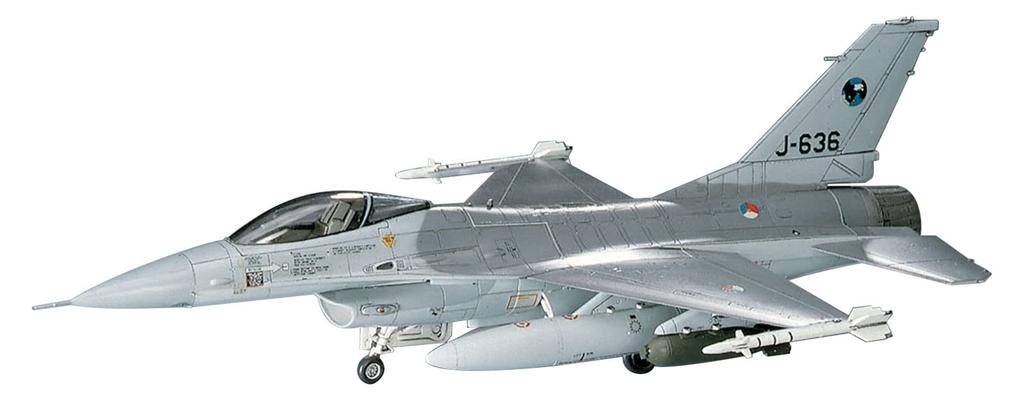 Hasegawa US Air Force Tactical Fighter Plus Fighting Falcon Plastic Model Kit B1 1/72 F-16A