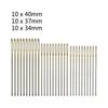 30Pcs Big Eyes Sewing Needles Stainless Steel Hand Stitching Needles Embroidery Needles with Clear Storage Tube DIY Sewing Tools