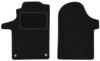 Front Mats Black For: Toyota Corolla Verso II 7 Seater (2004-2009)