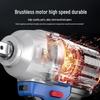 Dayi 450N.m Cordless Brushless Impact Wrench CN plug (adapter included)
